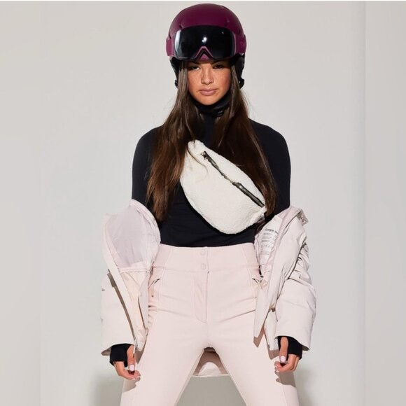 Halfdays Alessandra Primaloft Outdoor Snow Ski Pant in Rose - Picture 2 of 8